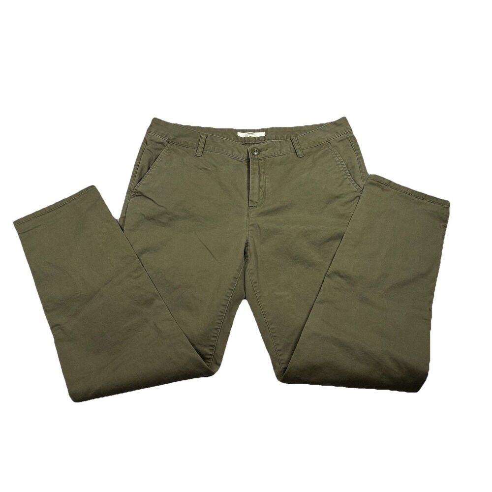 Vans Women's Size 7 Olive Green Chino Pants - Twill Skate Trousers